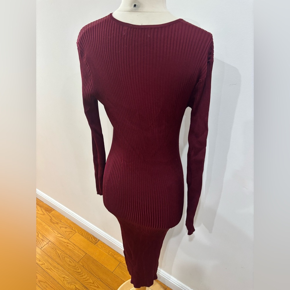 Adam Lippes x RTR Geo Knit Midi Dress, Size: L - Picture 11 of 14